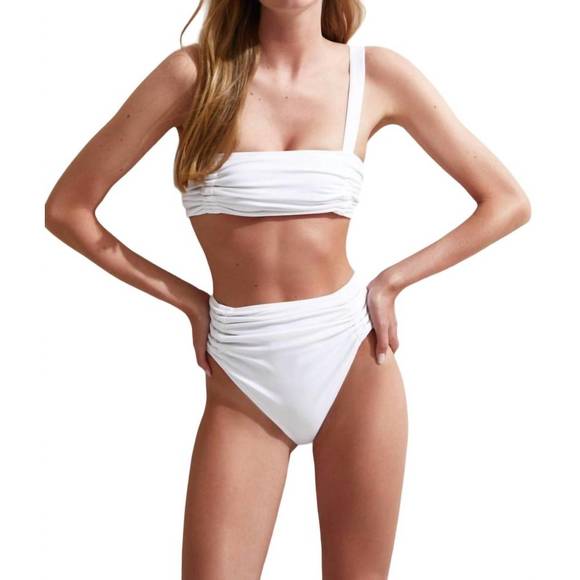 NEW OYE SWIMWEAR alectrona bikini in white - Picture 1 of 2